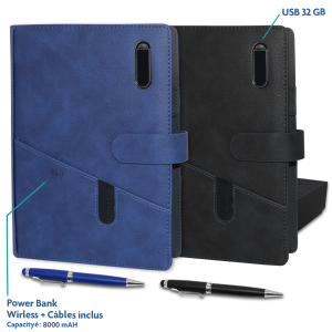 coffret note book avec powerbank et usb inclus – Image 5