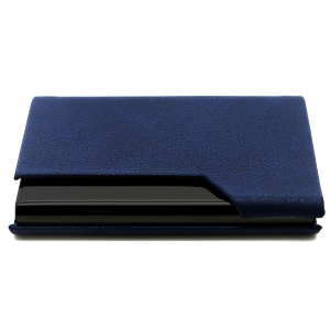 porte-cartes de visite en similicuir et métal – Image 4