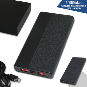 powerbank sans fil 10000 mah chargement rapide – Image 3