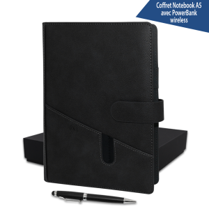 coffret note book a5 avec powerbank wireless – Image 3