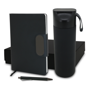 set cadeau notebook, stylo et thermos – Image 3