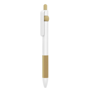 stylo promotionnel en plastique et bamboo – Image 3