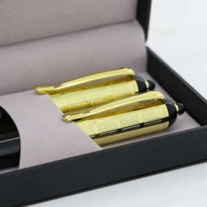 parure de stylos dorés avec boite – Image 5