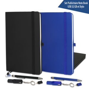 set publicitaire note book, usb 32 gb et stylo – Image 5