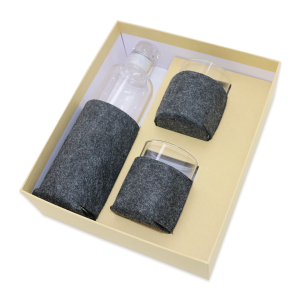 coffret bouteille et 2 tasses en verre – Image 4