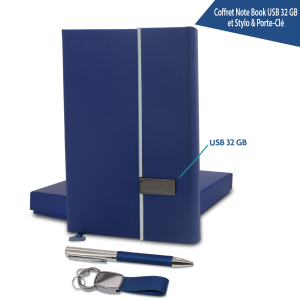 coffret note book usb 32gb et stylo & porte-clé – Image 12