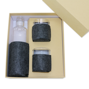 coffret bouteille et 2 tasses en verre – Image 5