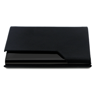 porte-cartes de visite en similicuir et métal – Image 9