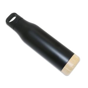 thermos 500ml isotherme en inox et bambou – Image 5