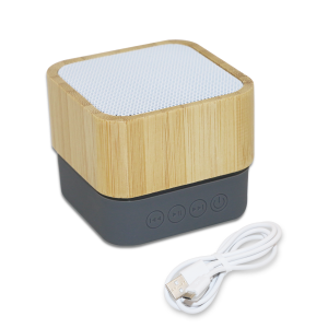 haut-parleur sans fil en bambou – Image 8