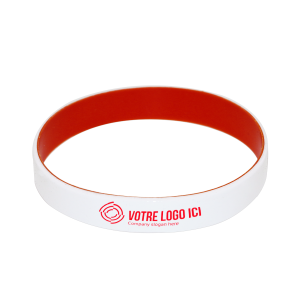 bracelet blanc laserable publicitaire – Image 3