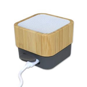 haut-parleur sans fil en bambou – Image 3