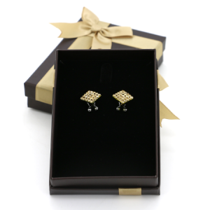 boucles d’oreilles mini swarovski – Image 4