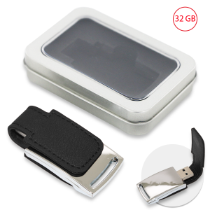 mini usb 32 gb en similicuir et métal – Image 5