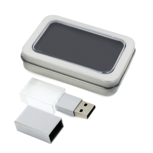 usb 16 gb en métal et cristal – Image 4