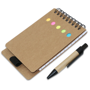 Carnet Post-it écologique avec mini stylo – Image 5