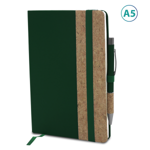 Set Note Book A5 avec stylo en liège et similicuir – Image 6