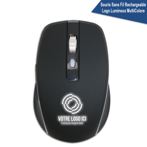 souris lumineuse sans fil rechargeable – Image 8