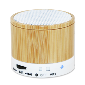 haut parleur bamboo rond bluetooth – Image 5