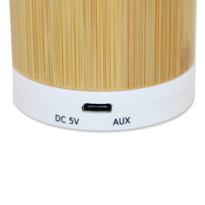 haut parleur bamboo rond bluetooth – Image 6