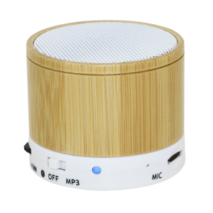 haut parleur bamboo rond bluetooth – Image 9