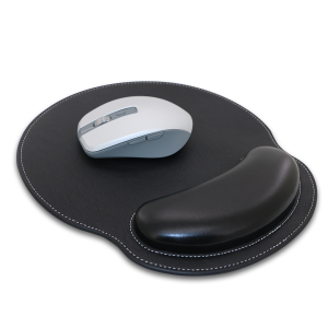 tapis de souris en similicuir avec repose poignet – Image 4