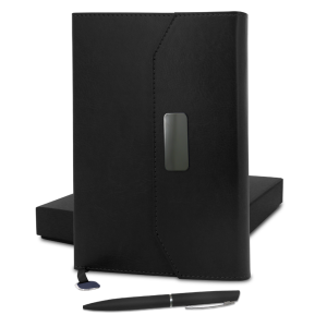 coffret note-book en simili cuir avec stylo – Image 8
