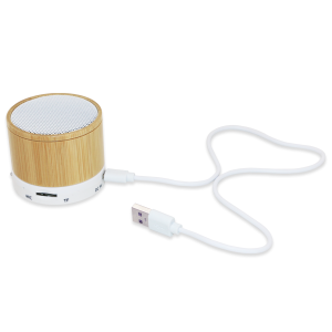 haut parleur bamboo rond bluetooth – Image 10