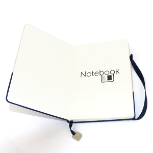 notebook a5 promotionnel en similicuir et tissu – Image 4