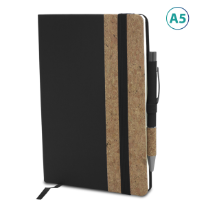 Set Note Book A5 avec stylo en liège et similicuir – Image 5