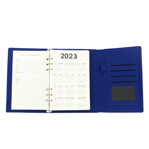 notebook a5 en similicuir de type classeur – Image 4