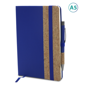 Set Note Book A5 avec stylo en liège et similicuir – Image 4