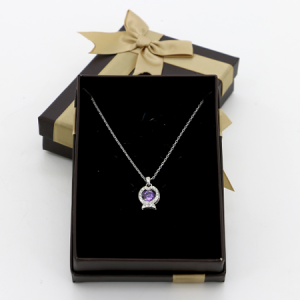 coffret chaîne pendentif violetta – Image 3