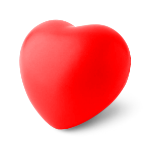 Antistress en forme de cœur rouge – Image 3