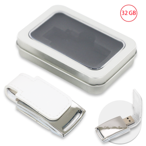 mini usb 32 gb en similicuir et métal – Image 4