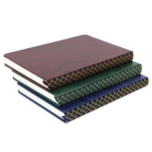 bloc-note a5 en similicuir avec motif arabesque – Image 3