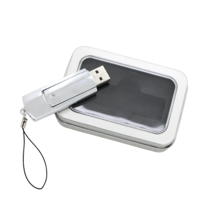 usb rotative publicitaire 8 gb en métal – Image 3