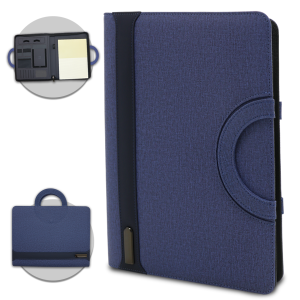 conférencier a4 en simili-cuir avec poignés rabattables – Image 3