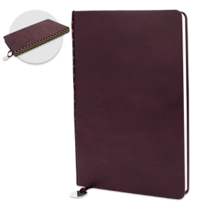 bloc-note a5 en similicuir avec motif arabesque – Image 7