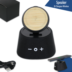 speaker avec chargeur wireless et porte tel – Image 12
